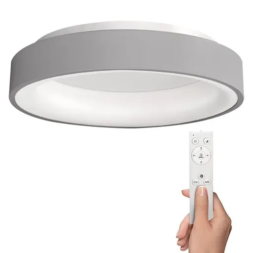 LED stropné svetlo Solight sivá WO768-G