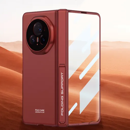 GKK SUPPORT Kryt so stojanom pre Honor Magic V3 hnedočervený