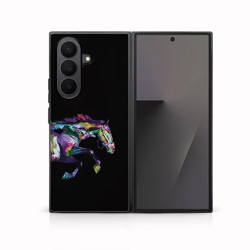 MY ART Ochranný kryt pre Samsung Galaxy Z Fold7 5G HORSE (249)