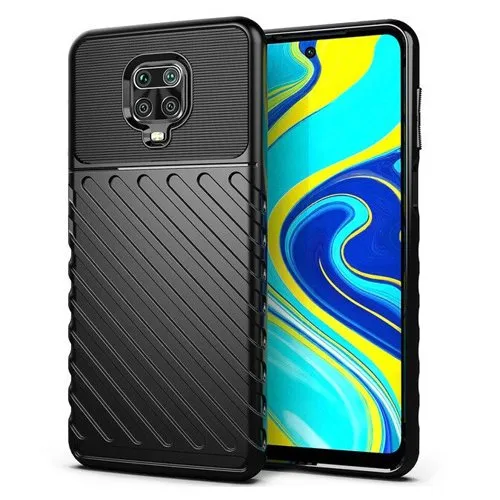 THUNDER Ochranný kryt Xiaomi Redmi Note 9S / Note 9 Pro čierny