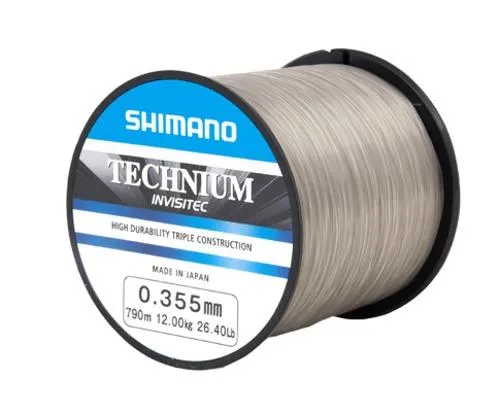 Shimano vlasec technium invisitec šedý - 0,28 mm 1330 m