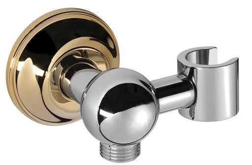 SAPHO - ANTEA Držiak sprchy, s vyústením, chróm/zlato 981R2