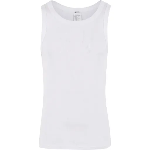 Build Your Brand Pánske bavlnené tielko - Biela | 2XL