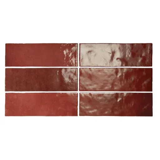 Obklad Equipe Artisan burgundy 6,5x20 cm lesk ARTISAN24467