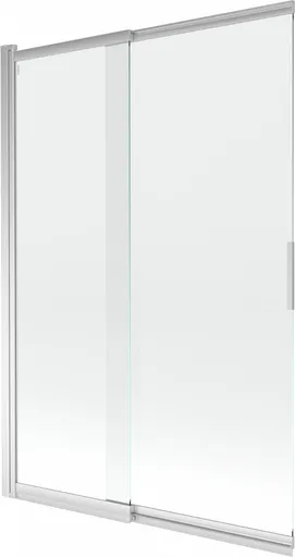 MEXEN - Fox 2-krídla posuvná vaňová zástena 120 x 150, transparent, chróm 891-120-002-01-00