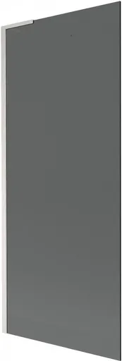 MEXEN/S - Next L vaňová zástena FIX 80 x 150, grafit, nikel kefovaná 895-080-000-03-40-97