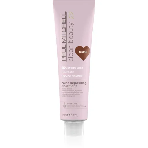 Paul Mitchell Clean Beauty Color Depositing Treatment vyživujúca maska pre farbené vlasy odtieň Truffle 150 ml