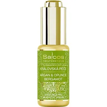SALOOS Kráľovská starostlivosť Argan & Opuncia – Bergamot 20 ml (8594031324843)