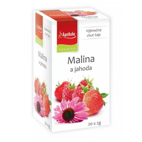 APOTHEKE čaj malina a jahoda N.S.