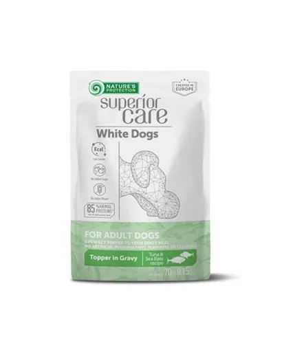 Natures Protection Superior care kapsičky pre dospelé biele psy všetkých plemien 24x70g