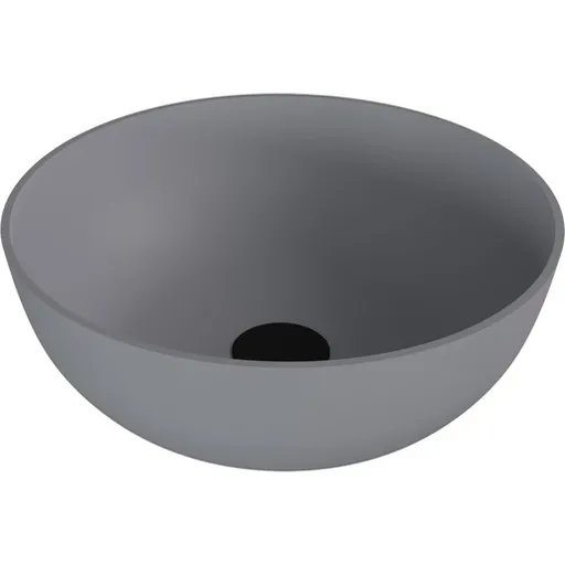 Polysan Banera umývadlo na dosku 39x39 cm šedá matná mat bez prepadu 14337.31