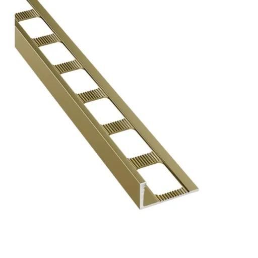 Lišta ukončovací "L" Havos, hliník elox, dĺžka 250 cm, výška hrany 12,5 mm, ALEZ12250