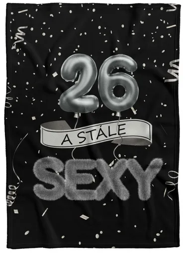 Deka Stále sexy – Čierna (vek: 26, Podšitie baránkom: NE)