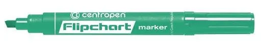 Značkovač Centropen 8560 na Flipchart zelený klinový hrot 1-4,6mm