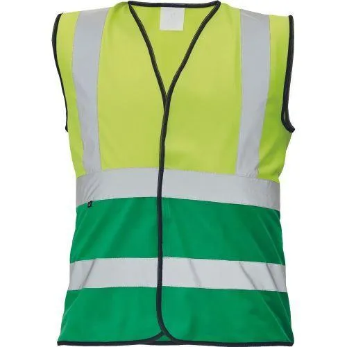 LYNX DUO vesta žltá/zelená 3XL