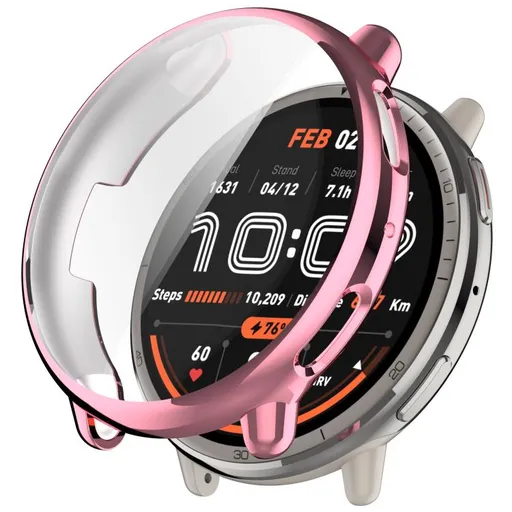 TPU FULL COVER Kryt pre Amazfit Active 2 ružový