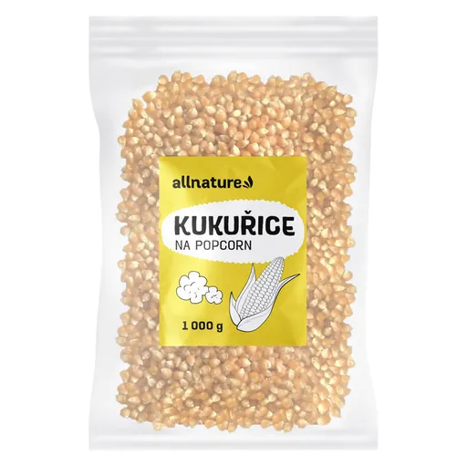 ALLNATURE Kukurica na popcorn 1000 g