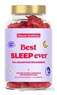 Bloom Robbins Best Sleep Ever žuvacie pastilky gumíky jednorožci 60 ks