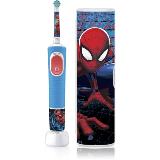 Oral-B PRO Kids 3+ Spiderman elektrická zubná kefka s puzdrom pre deti 1 ks