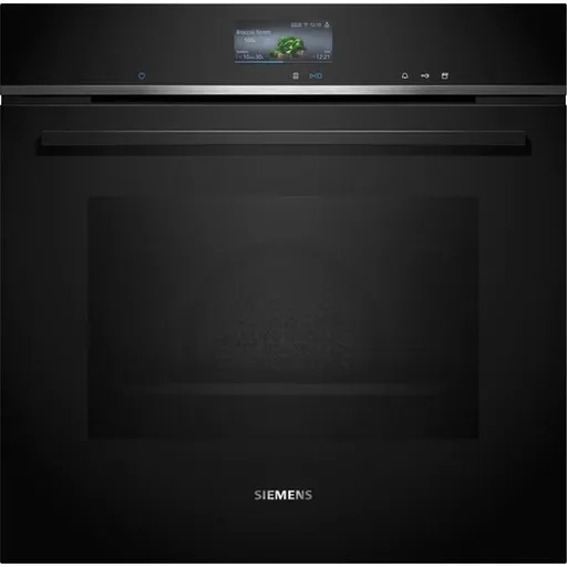 Vstavaná kombinovaná parná rúra Siemens 60 x 60 cm čierna HS736G3B1