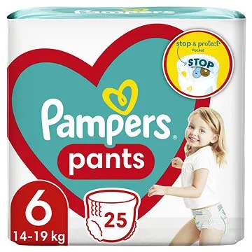 PAMPERS Pants veľ. 6 (25 ks) (8006540069745)