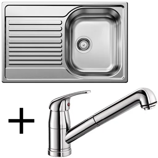 BLANCO TIPO 45 S Compact + DARAS-S chróm + Dodatočná extra zľava 5% po vložení do košíku !