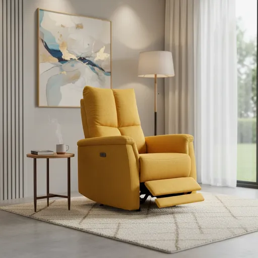 Signal Relaxačné kreslo NEPTUN VELVET | curry