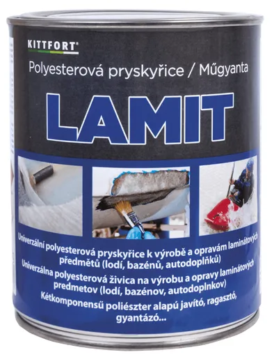 LAMIT 109 - Polyesterová živica k oprave a výrobe laminátových predmetov (2,5 kg (súprava s iniciátorom))