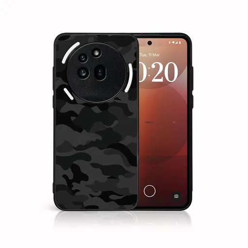 MY ART Ochranný kryt pre Nothing Phone (3a) Pro BLACK CAMO (234)