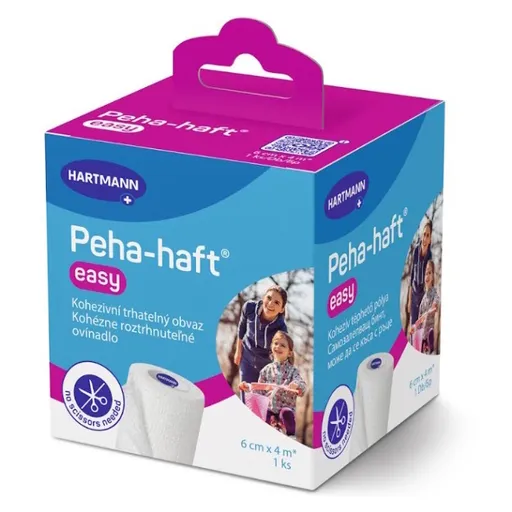 PEHA-HAFT Easy samodržiace roztrhnuteľné ovínadlo 6 cm x 4 m 1 kus