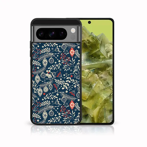 MY ART Kryt s vianočným dizajnom Google Pixel 8 Pro MISTLETOE (070)