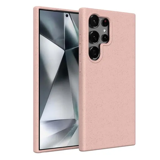 ECO RUBBER Ochranný obal Samsung Galaxy S25 Ultra 5G ružový