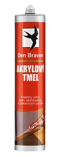 DEN BRAVEN - Farebný akrylový tmel šedá 310 ml