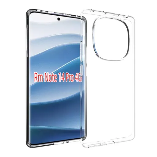 TPU Ochranný kryt pre Xiaomi Redmi Note 14 Pro priehľadný