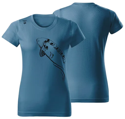 Giants fishing tričko dámske plávajúci kapor modré - s