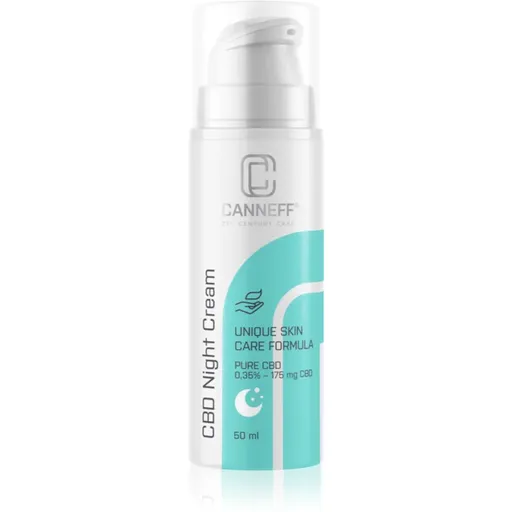 Canneff Balance CBD Night Creme nočný krém proti prejavom starnutia pleti 50 ml