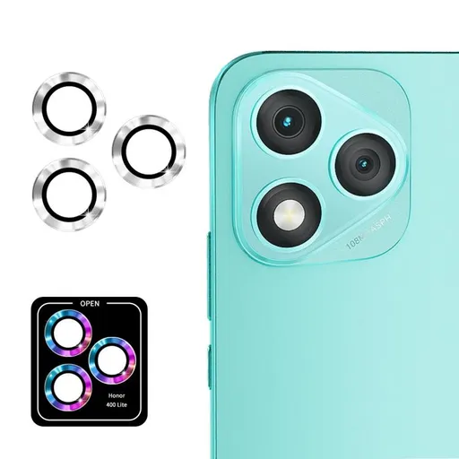 ENKAY ALU Sklo pre fotoaparát Honor 400 Lite SILVER