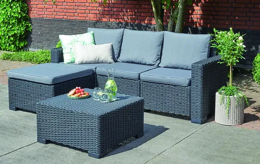 KETER Záhradný set FLORIDA chaise longue | grafit