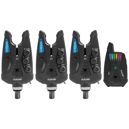 Flacarp sada signalizátorov x7 s príposluchom rx7 - 3+1