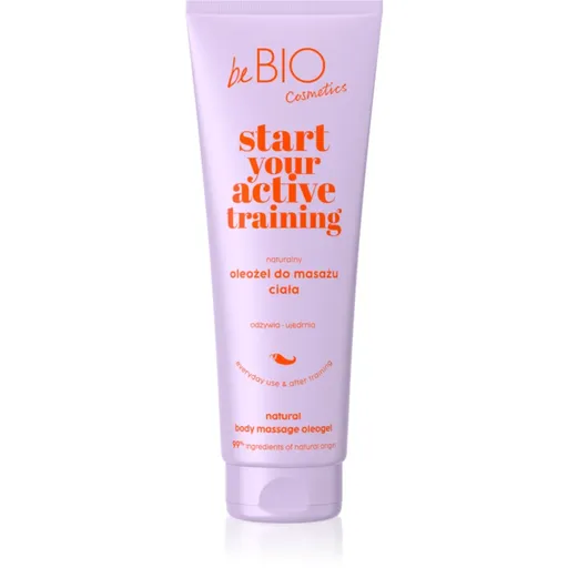 beBIO Start Your Active Training regeneračný masážny olej 250 ml