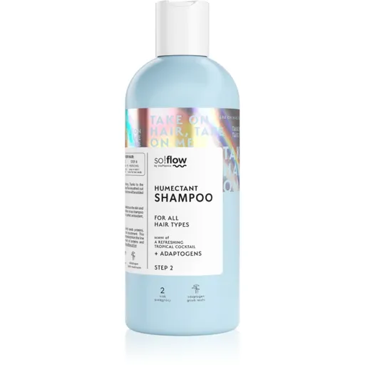 so!flow Humectant Shampoo for All Hair Types hydratačný šampón pre všetky typy vlasov 400 ml