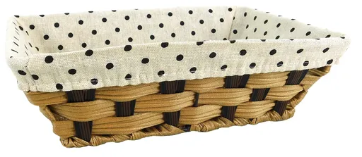 MAKRO - Košík 27x19x8cm, umelá hmota / látka