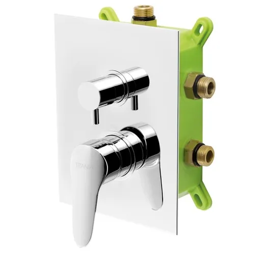 Novaservis Iris New sprchová a vaňová batéria vrátane podomietkového telesa chróm box94451rx,0 BOX94451RX.0