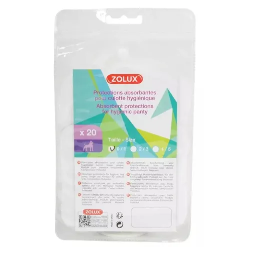 ZOLUX Vložka do háracích nohavičiek T0-T1 20 ks