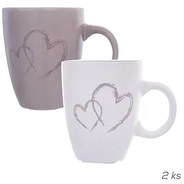 Hrnček ker. DOUBLE LOVE 0,14 l 2 ks ASS (127255)