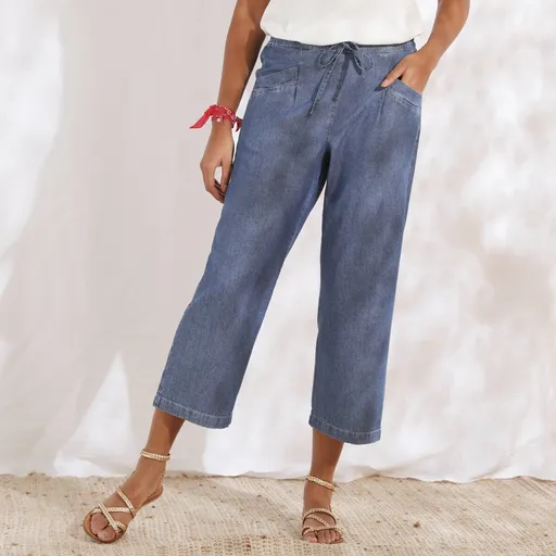 7/8 denimové nohavice