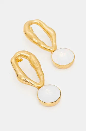 Pozlátené náušnice Forte Forte