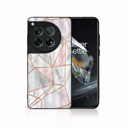 MY ART Ochranný kryt pre OnePlus 12 PINK MARBLE (143)
