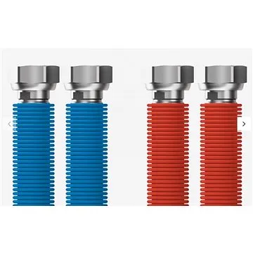 MERABELL Aqua Flexi G1/2 – G1/2 30 – 60 cm –  2ks (modrá, červená) (M0055)