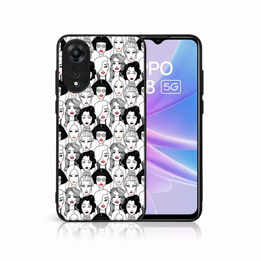 MY ART Ochranný kryt pre Oppo A78 5G LIPSTICK (174)